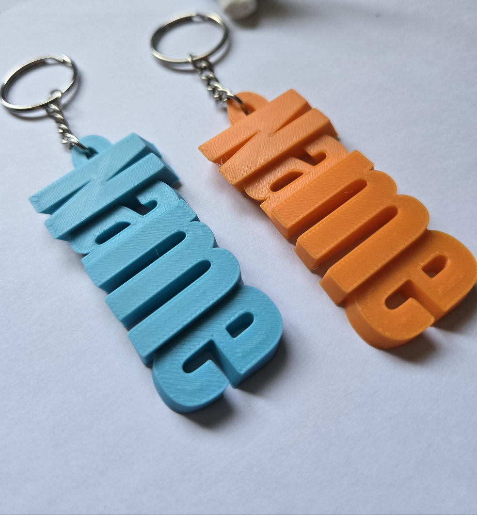 Custom Name Tag Personalized Name charm Keychain Party bag Backpack tag schoolbag tag name keyring wedding party graduation Bridals