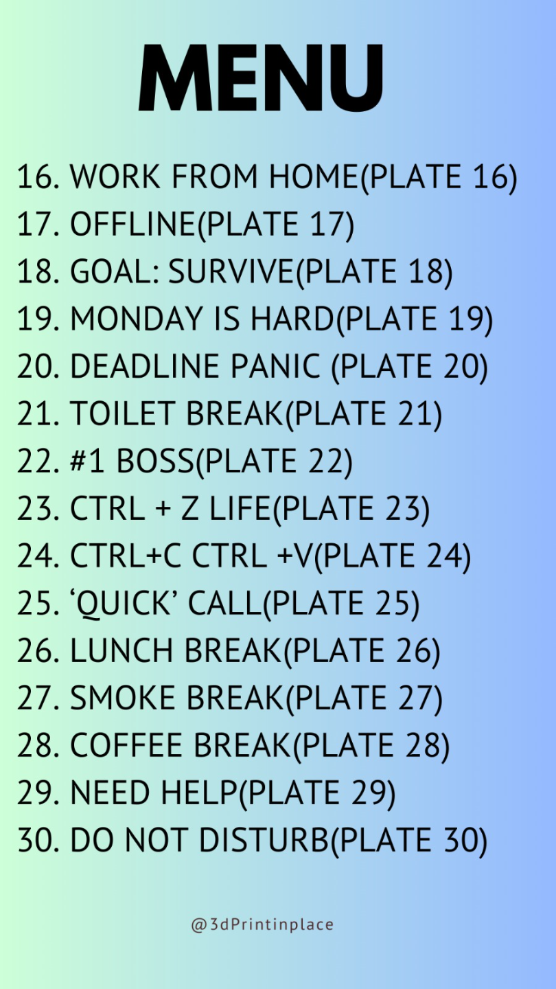 funny mini sign for office Home anywhere