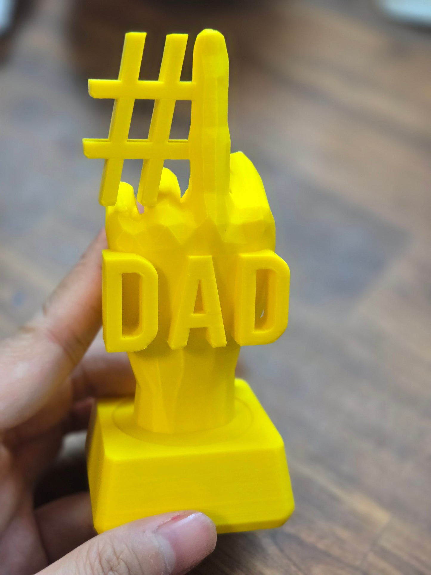 Number 1 Dad Trophy Funny Gift for Dad