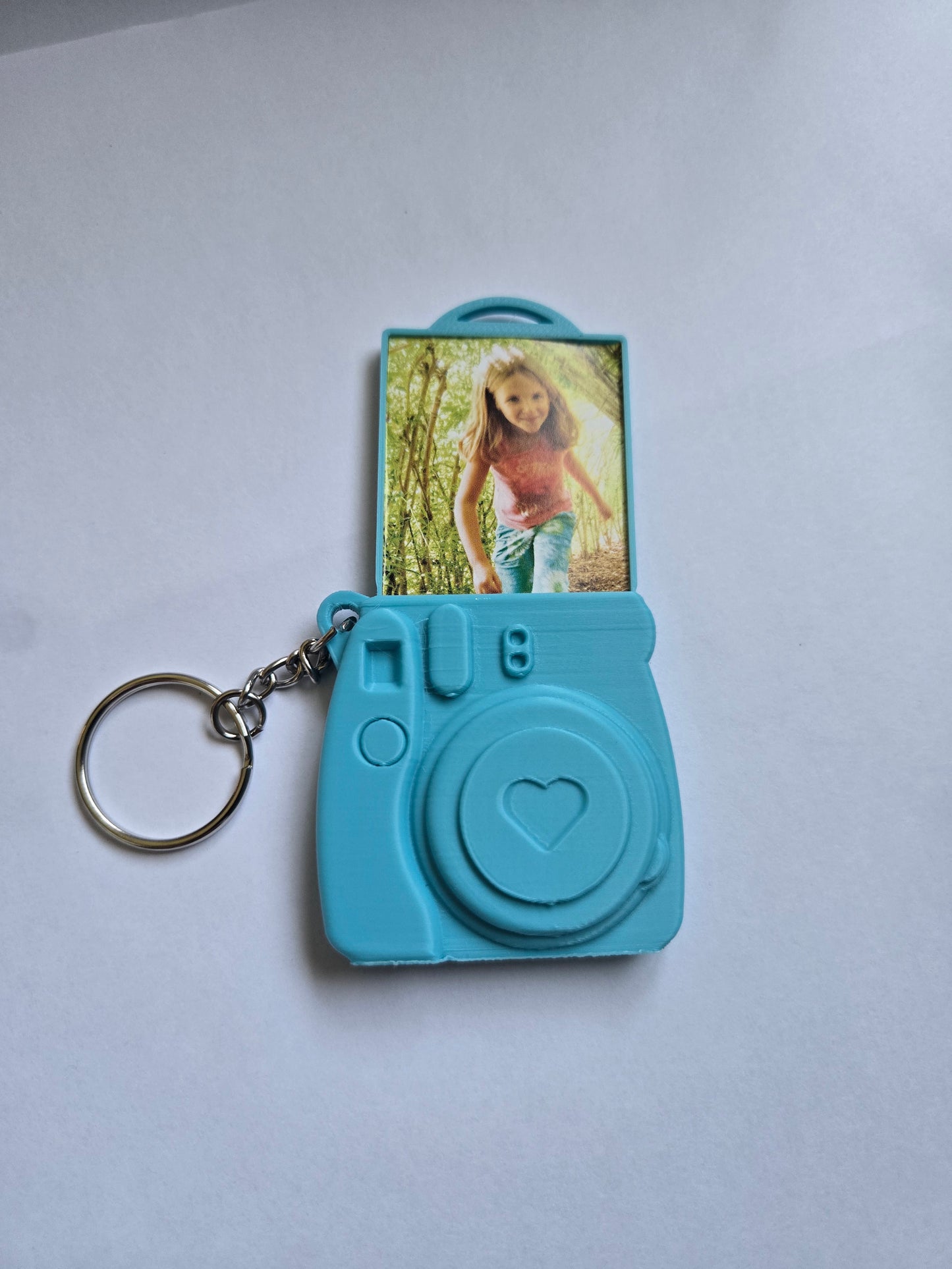 Retro Camera Photo Frame Holder, Personalized Photo Key chains Custom Wedding gift Picture Holder Anniversary Gift Family  father's day