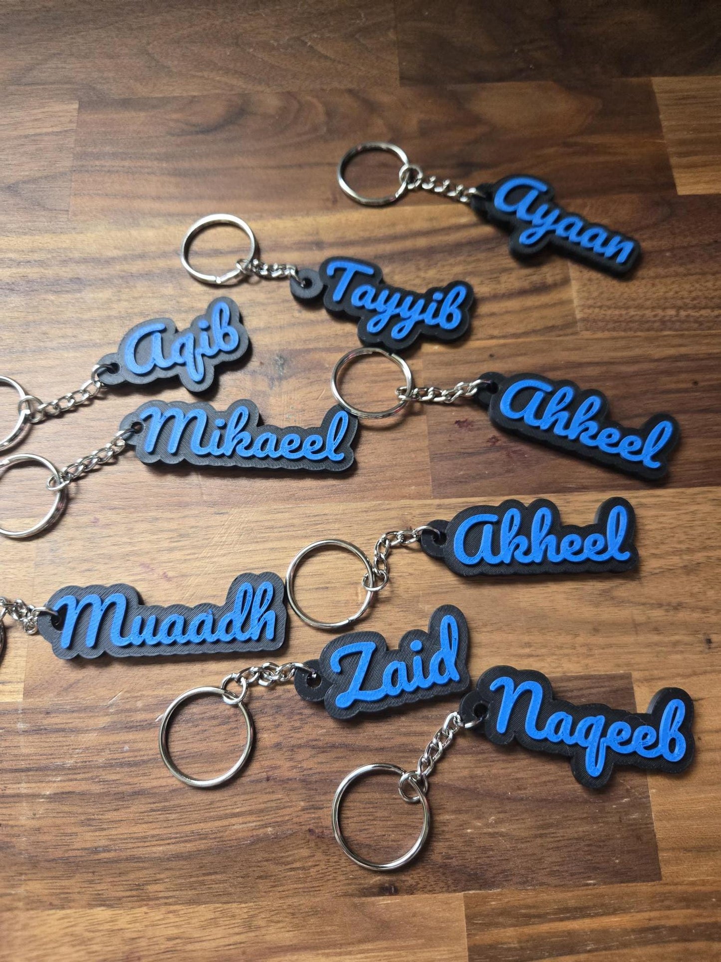 Personalized Name Keychain Custom 3D Name charm Party goody bag Backpack tag Bag tag name keyring small cute gift for her for kids family