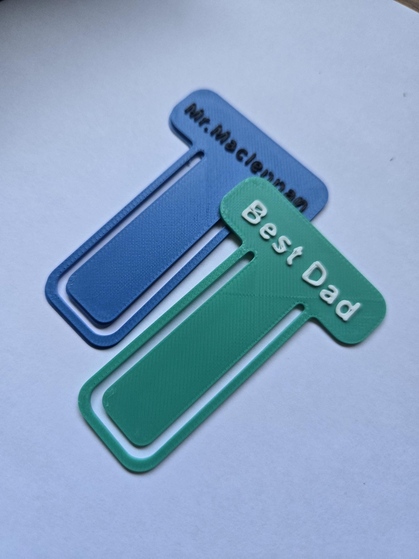 Bookmark personalized Paperclip Book Lovers Teacher Gifts custom Name Paperclip  school year end Father's day Notebook Planner Clip Jumbo