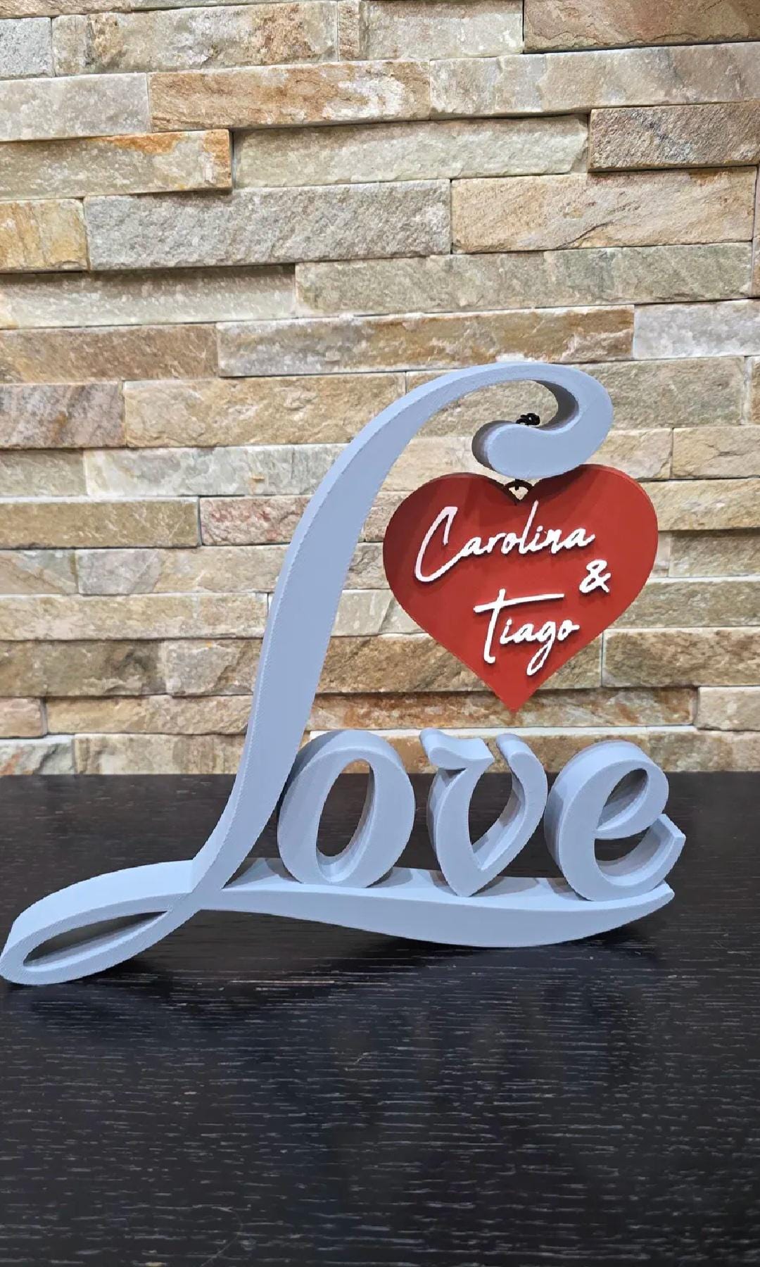 Personalized Love Photo Frame Custom Wedding gift Photo Holder Anniversary Gift Picture Box White Photo Frame Love Photo Design