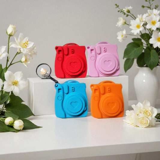 Retro Camera Photo Frame Holder, Personalized Photo Key chains Custom Wedding gift Picture Holder Anniversary Gift Family  father's day