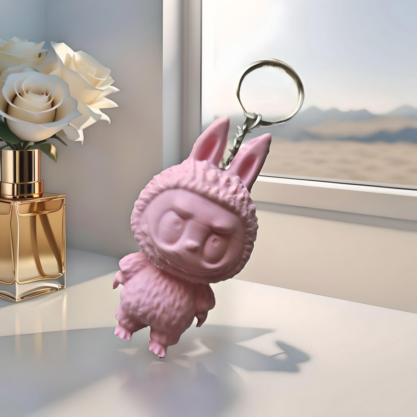 Labubu keychain 3d printed Labubu accessory