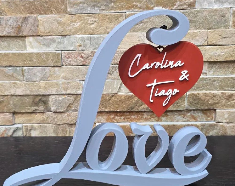 wedding Personalized Couple Name Sign Heart Custom Love Name Desk Decor Wedding Anniversary Gift Tabletop Decoration Valentines Day