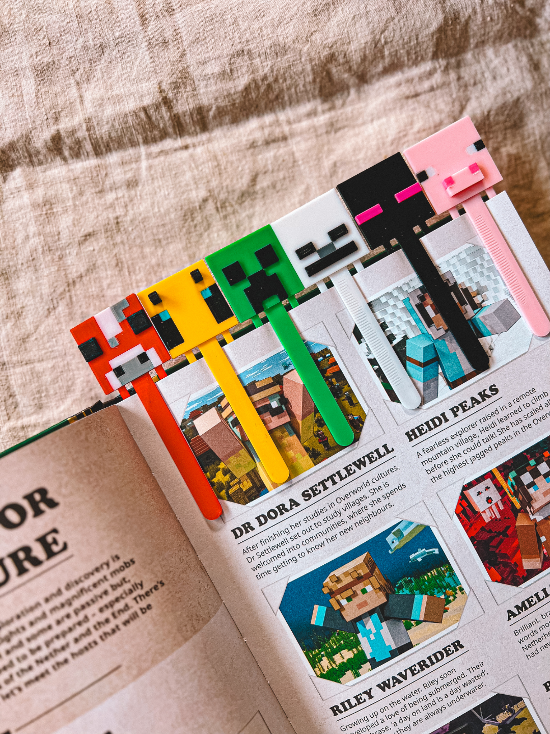 Minecraft Bookmark set