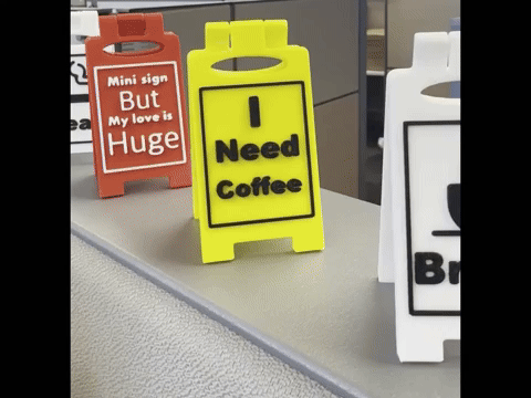 funny mini sign for office Home anywhere