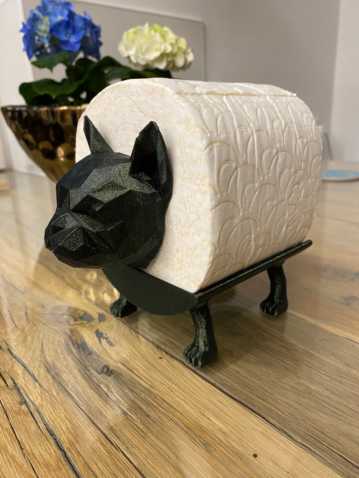 Dog Toilet Paper Holder