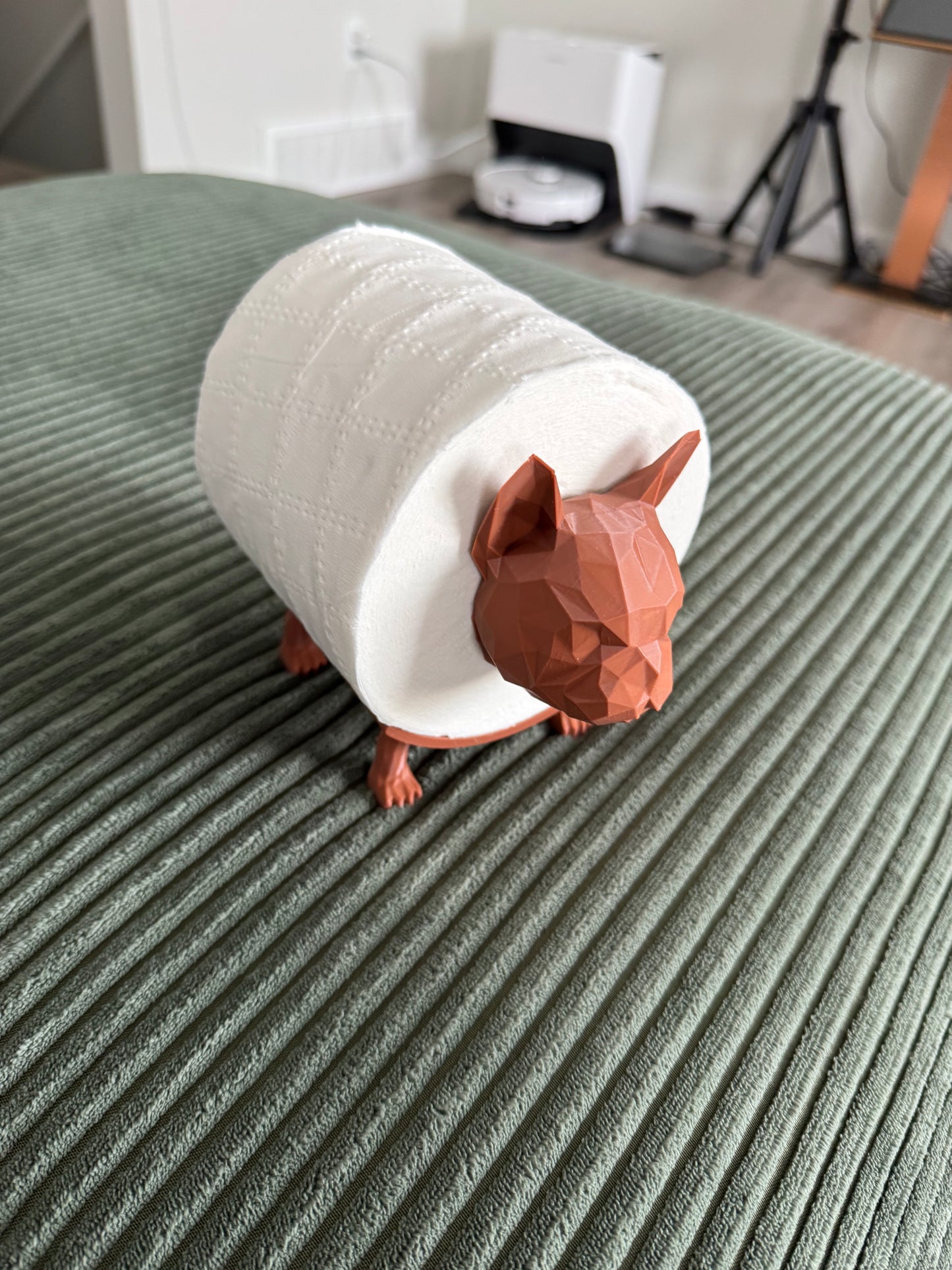 Dog Toilet Paper Holder