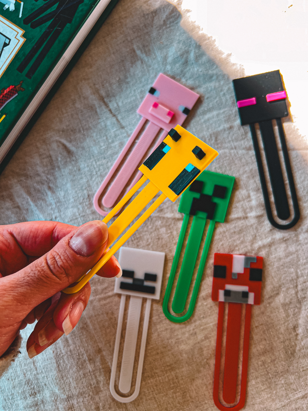 Minecraft Bookmark set