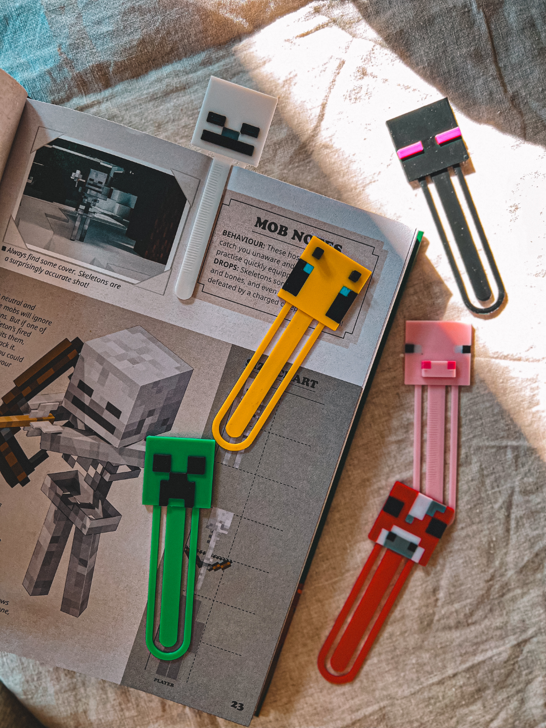 Minecraft Bookmark set