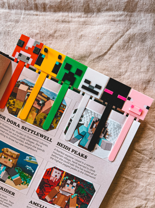 Minecraft Bookmark set