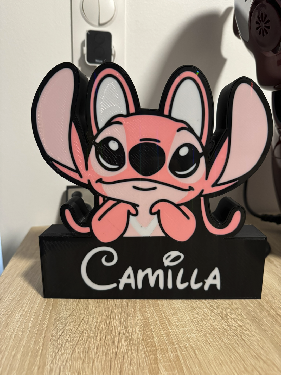 Personanzlied Stitch Lamp with Name