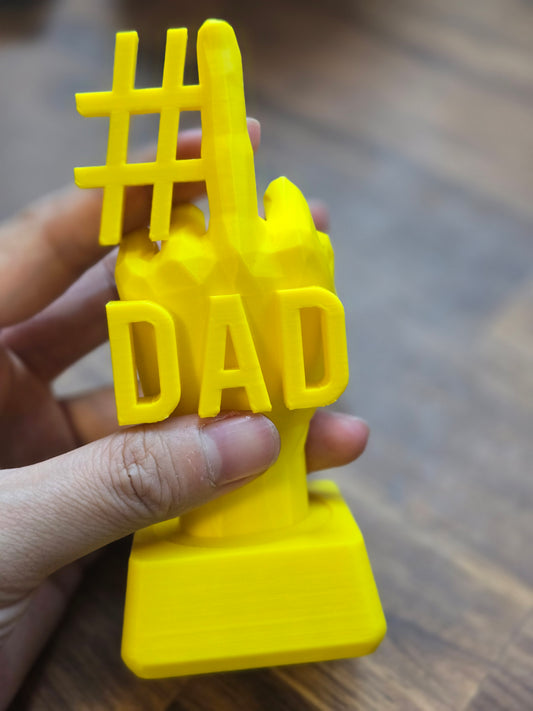Number 1 Dad Trophy Funny Gift for Dad