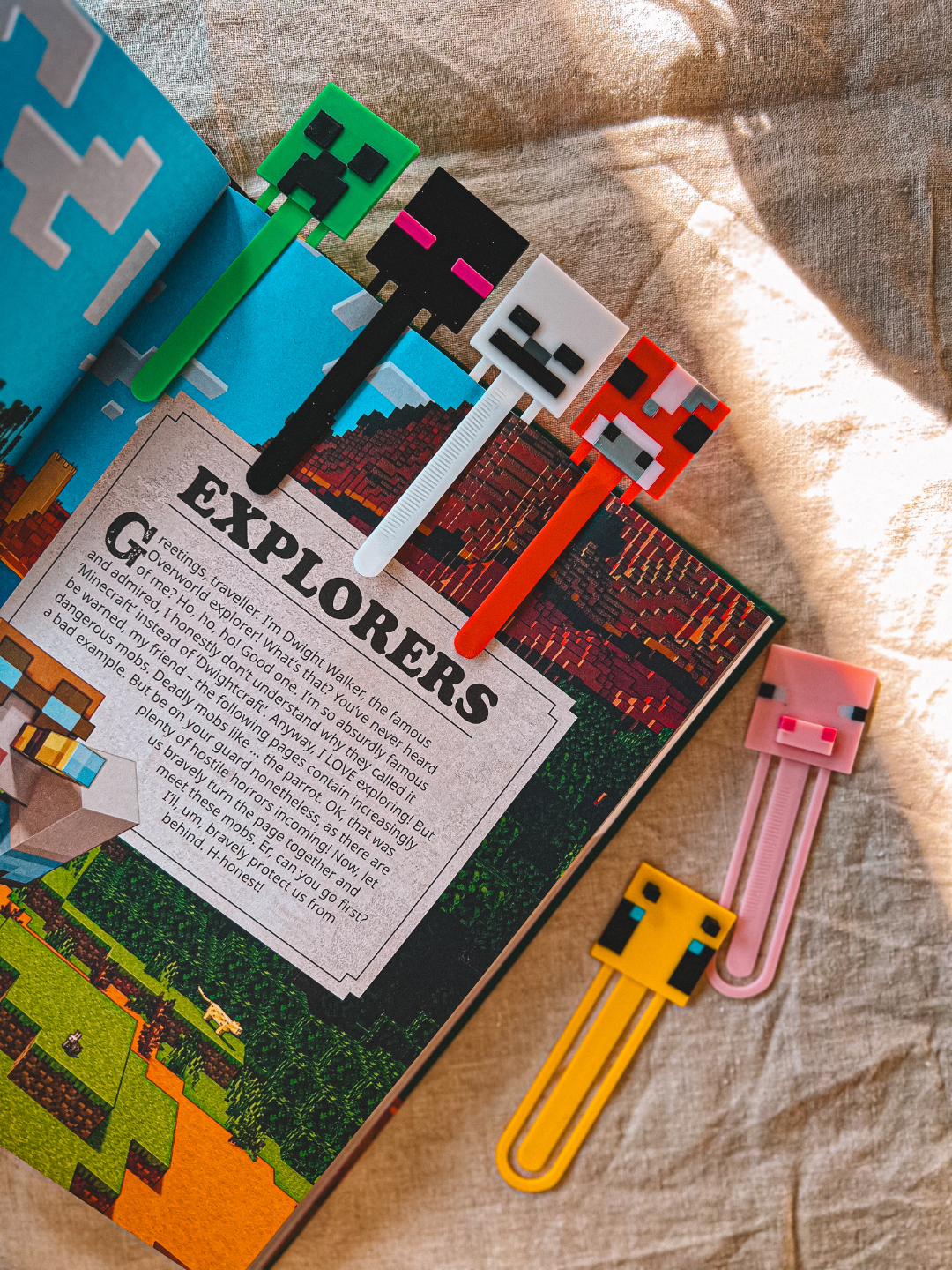 Minecraft Bookmark set