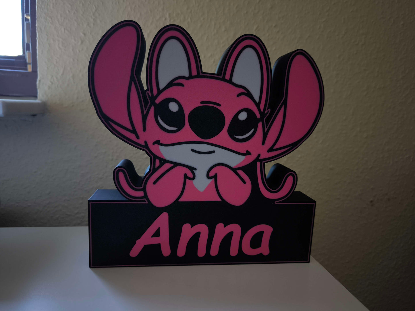 Personanzlied Stitch Lamp with Name