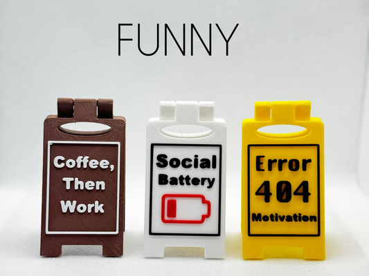 funny mini sign for office Home anywhere
